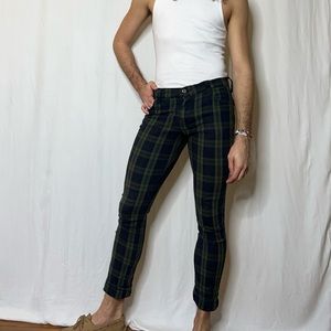 Levi’s tartan jeans